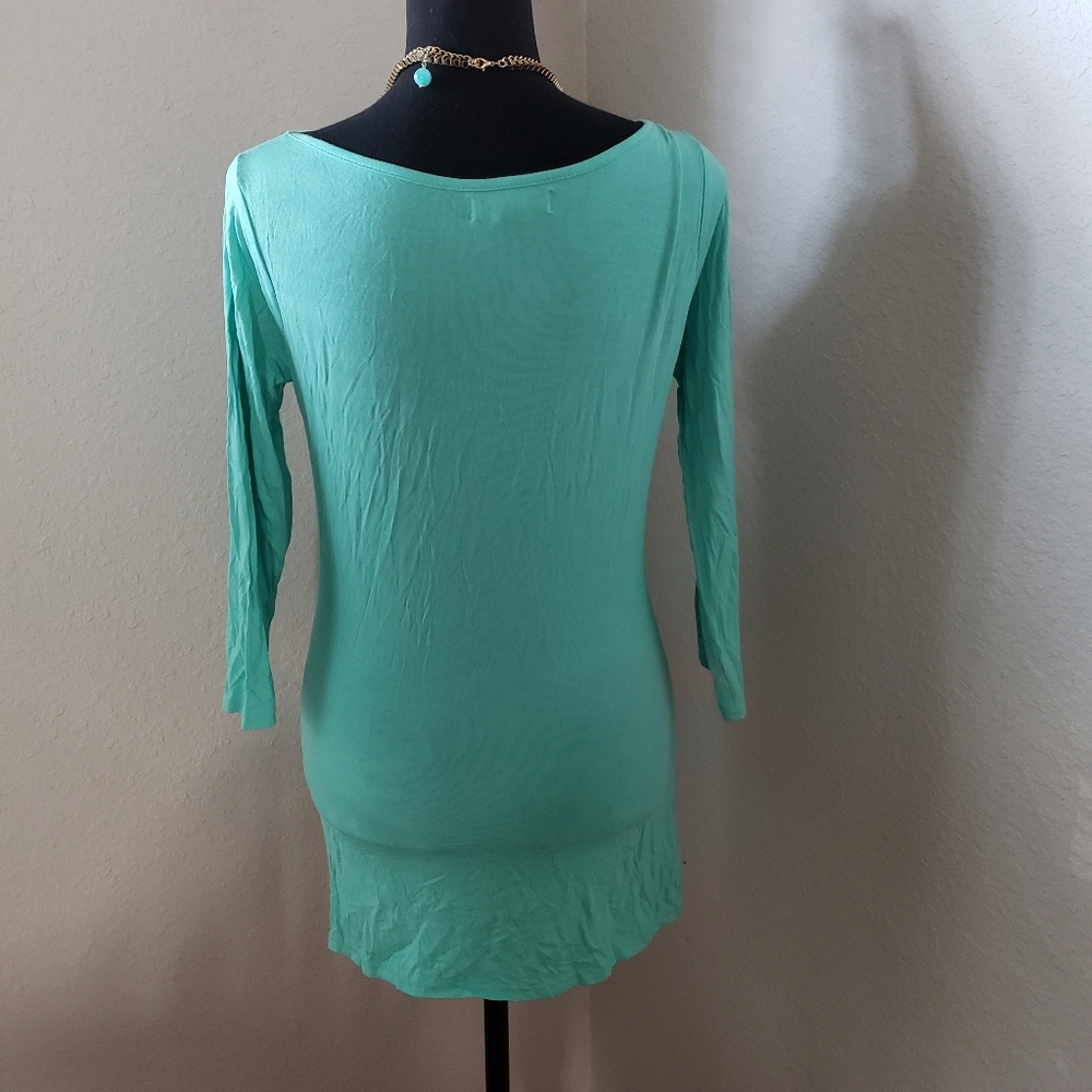 New Ladies 3/4 Sleeve Chic Tee - Picture 9 of 11